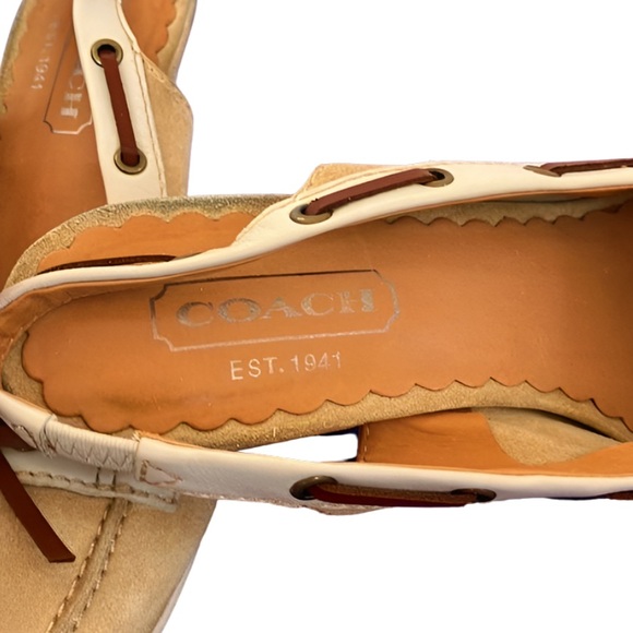 Coach Athena Wedge Size 5.5 - Picture 4 of 10